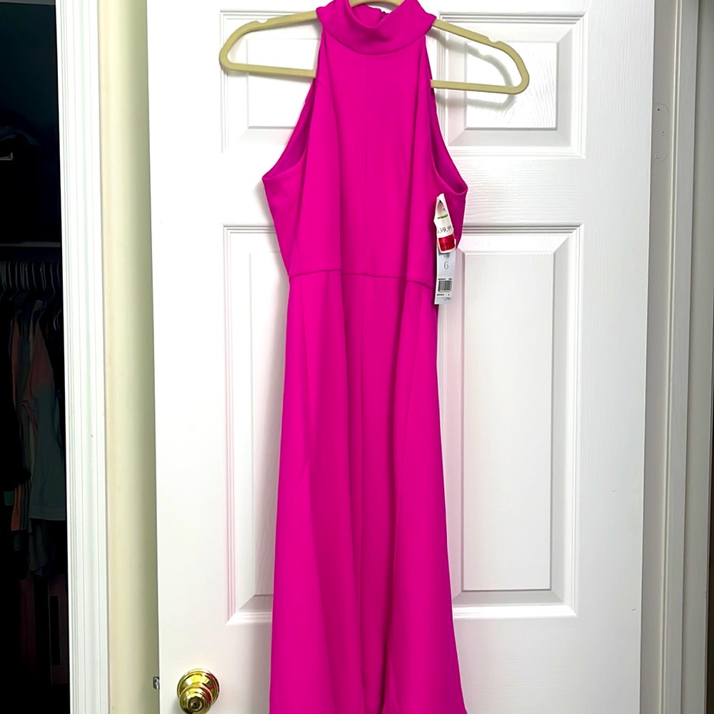 Donna Morgan Size 6 Barbie Pink Dress - Never worn, tags still on!